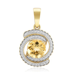 Goldener Beryll-Goldanhänger