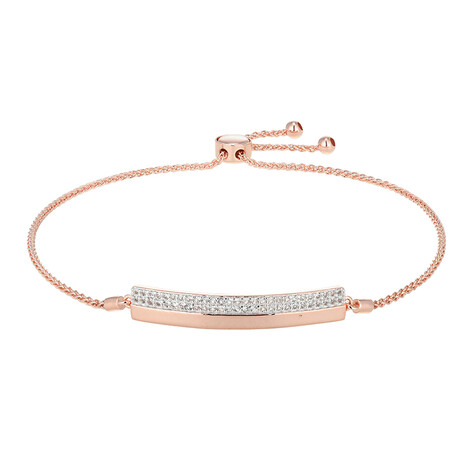 Weißer Topas-Silberarmband