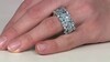 Anillo en plata con Topacio azul cielo
