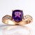 Anillo en oro con Amatista (de Melo Gold)