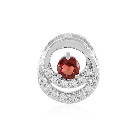 Ciondolo in argento con Granato Mozambico