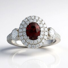 Anello in oro con Rubino Mozambico (CIRARI)