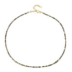 Diamant-Silberhalskette