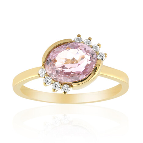 Anello in oro con Kunzite Patroke