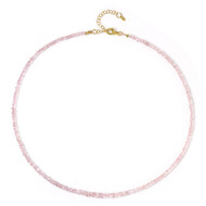 Collana in argento con Morganite del Madagascar