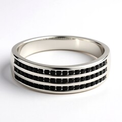 Anello in argento con Spinello Nero