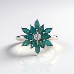 Anello in argento con Grandidierite