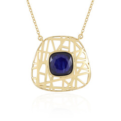 Madagascar Blue Sapphire Silver Necklace