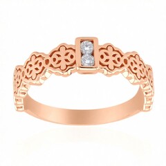 Zilveren ring met Diamanten SI1 (G)