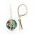Abalone Shell Silver Earrings