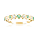 Sambia-Smaragd-Goldring