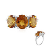 Madeira Citrine Silver Ring (de Melo Essence)