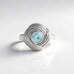 Anello in argento con Zircone Ratanakiri (SAELOCANA)
