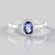 Anello in argento con Tanzanite