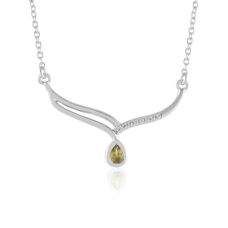 Collar en plata con Esfena