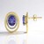 Orecchini in oro con Tanzanite AAA (de Melo Gold)