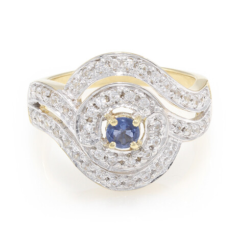 Laos-Saphir-Silberring