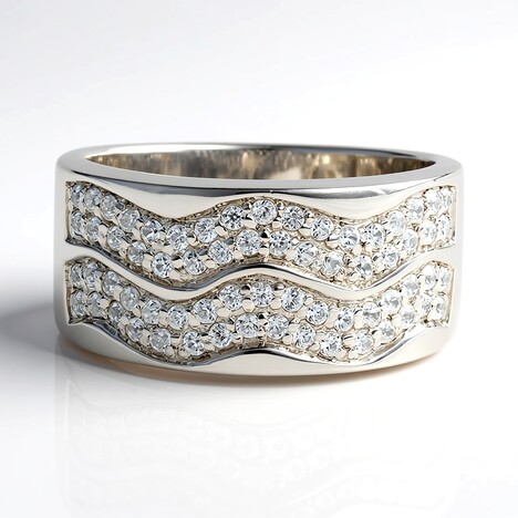 Anello in argento con Zircone