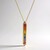 Collana in oro con Zaffiro Fancy (CIRARI)