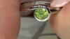 Anillo en plata con Peridoto de Arizona