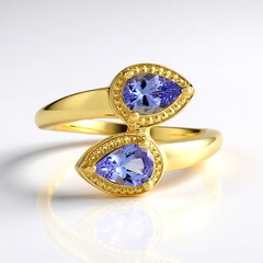 Anello in argento con Tanzanite