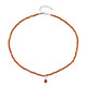 Collier en argent et Grenat Hessonite