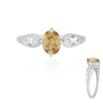 Anillo en plata con Zircón mandarina (Adela Silber)