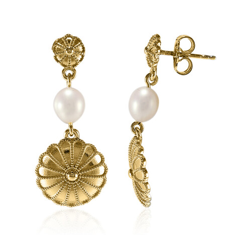 Orecchini in argento con Perla di Acqua Dolce