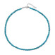 Collana in argento con Apatite Blu Neon