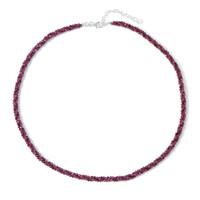 Collier en argent et Rubis