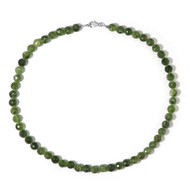 Green Quartz Silver Necklace