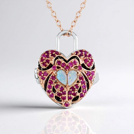 Collana in argento con Opale di Welo (Gems en Vogue)