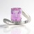 Anello in argento con Kunzite (Pallanova)