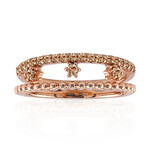 Anillo en oro con Diamante rosa de Francia de Argyle SI1 (Annette)