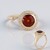 Anello in oro con Granato Essonite