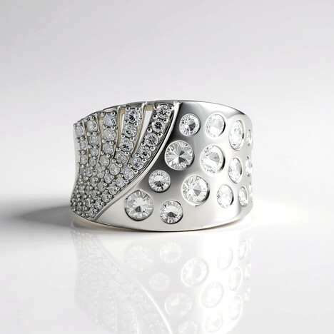 Anello in argento con Zircone (de Melo Essence)