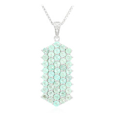 Collier en argent et Tourmaline Paraïba