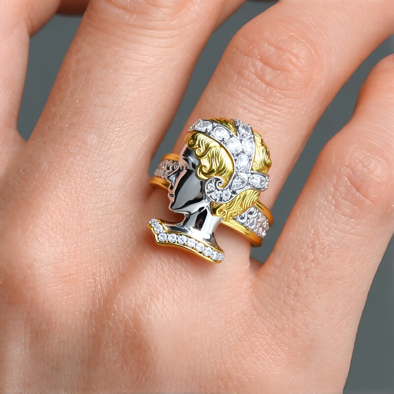 Anillo en plata con Zircón (Gems en Vogue)