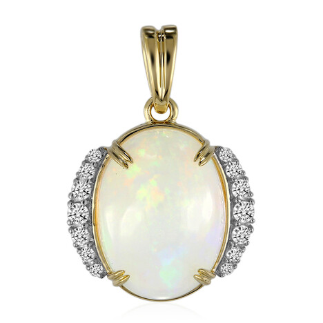 Ciondolo in oro con Opale di Welo (Adela Gold)