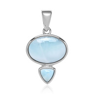 Larimar-Silberanhänger