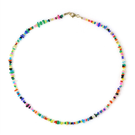 Collier en argent et Opale d’Éthiopie