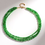 Collana in argento con Tsavorite della Tanzania