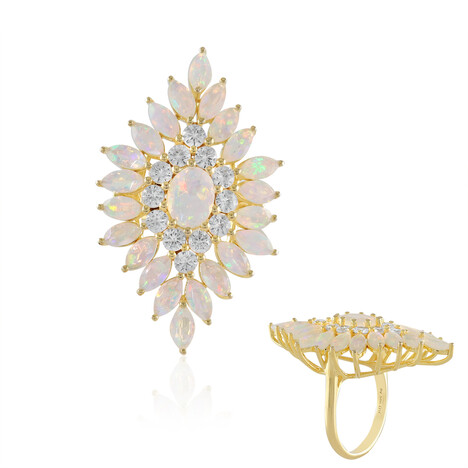 Zilveren ring met een Welo-opaal