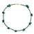 Collier en argent et Malachite