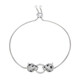 Brazalete en plata con Zafiro negro (Adela Silber)