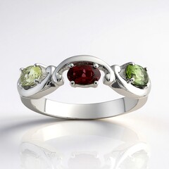 Anello in argento con Tormalina (Remy Rotenier)