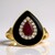 Anello in oro con Onice Nero (CIRARI)