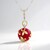 Collana in argento con Calcedonio Lampone (Dallas Prince Designs)