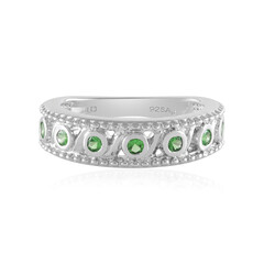 Tanzanian Tsavorite Silver Ring
