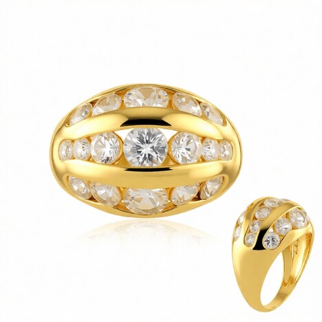 Bague en argent et Zircon (de Melo Essence)